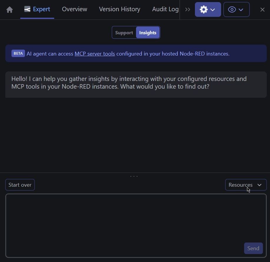 Insights in an action